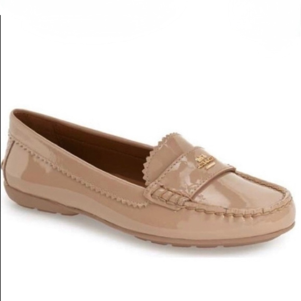 Coach ODETTE Warm Blush Camel
Patent Leather Loafer • Size 7.5